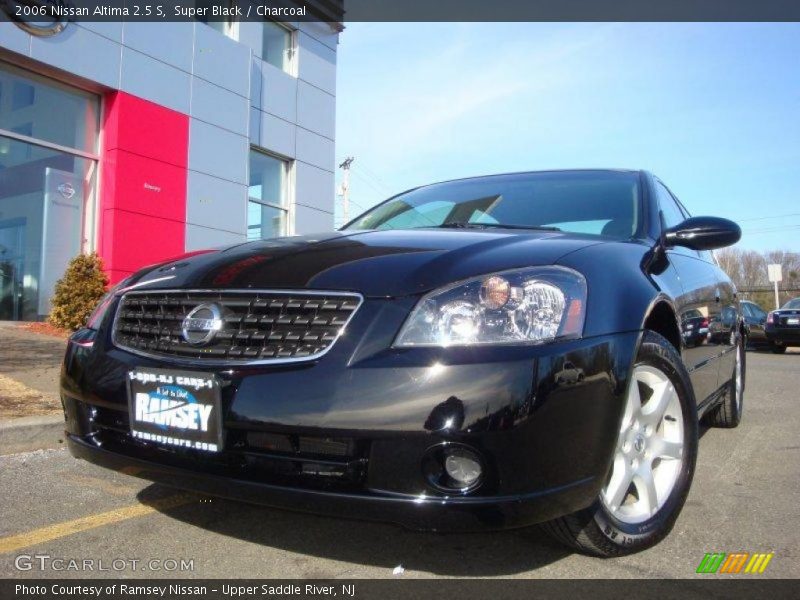 Super Black / Charcoal 2006 Nissan Altima 2.5 S