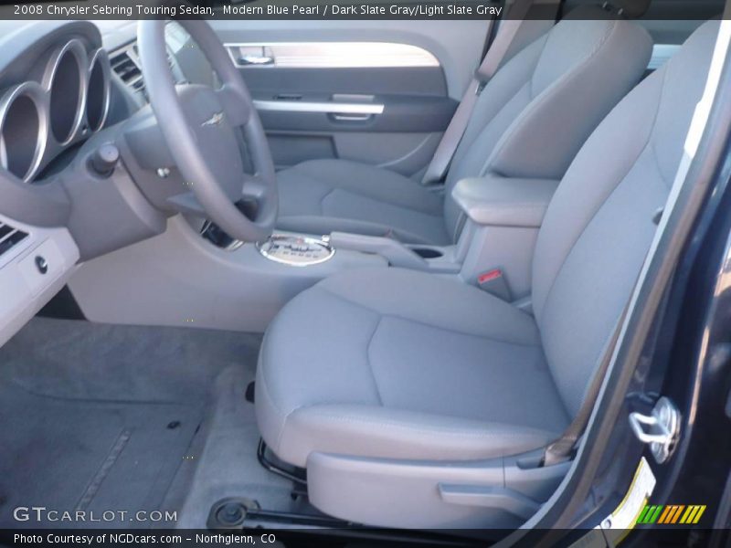 Modern Blue Pearl / Dark Slate Gray/Light Slate Gray 2008 Chrysler Sebring Touring Sedan