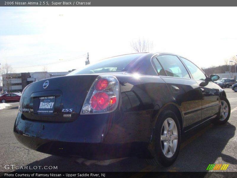 Super Black / Charcoal 2006 Nissan Altima 2.5 S