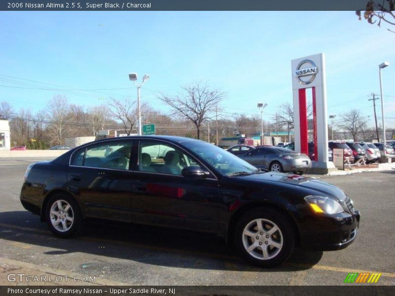 Super Black / Charcoal 2006 Nissan Altima 2.5 S