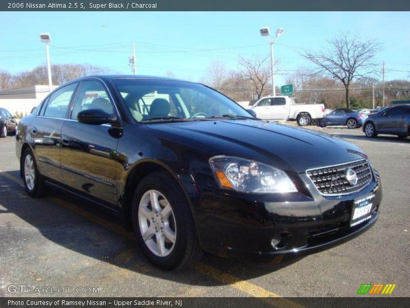 Super Black / Charcoal 2006 Nissan Altima 2.5 S