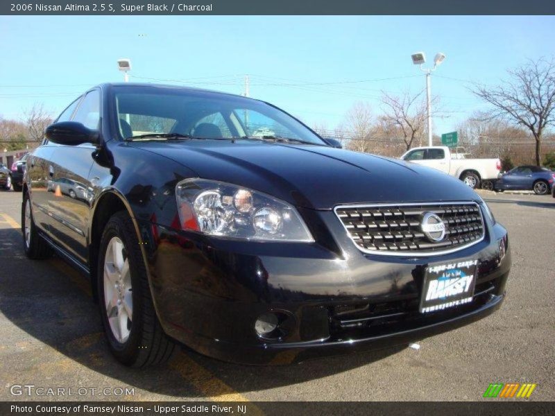 Super Black / Charcoal 2006 Nissan Altima 2.5 S