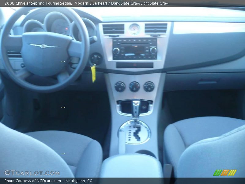Modern Blue Pearl / Dark Slate Gray/Light Slate Gray 2008 Chrysler Sebring Touring Sedan