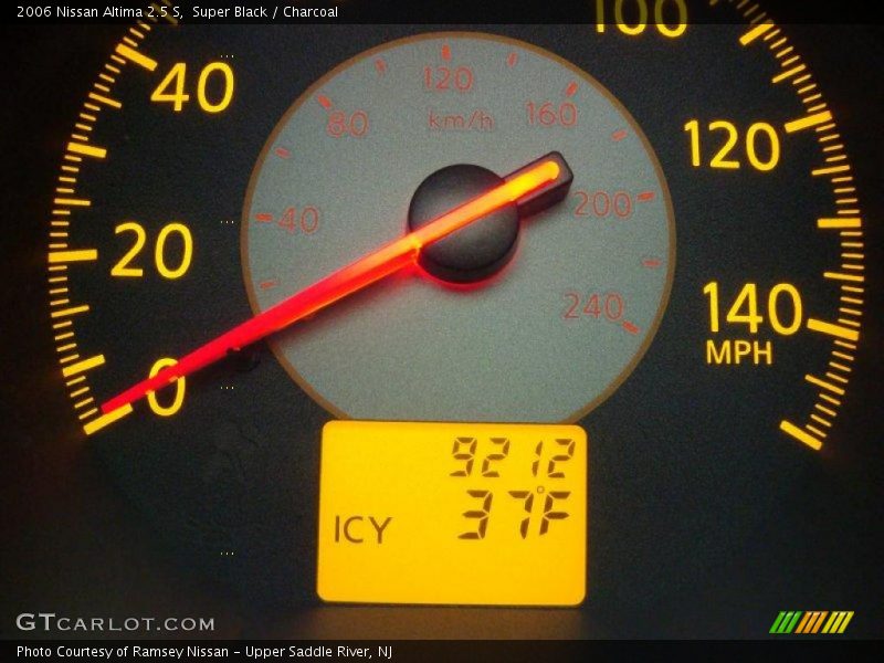 Super Black / Charcoal 2006 Nissan Altima 2.5 S
