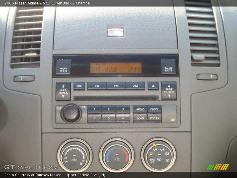 Super Black / Charcoal 2006 Nissan Altima 2.5 S