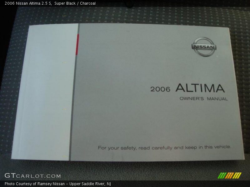 Super Black / Charcoal 2006 Nissan Altima 2.5 S