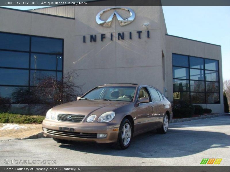 Antique Bronze Mica / Ivory 2000 Lexus GS 300