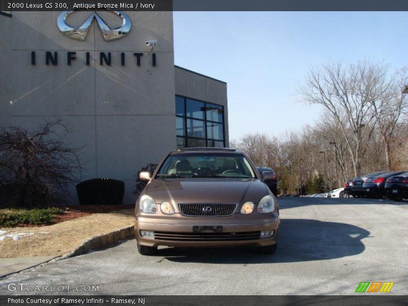 Antique Bronze Mica / Ivory 2000 Lexus GS 300