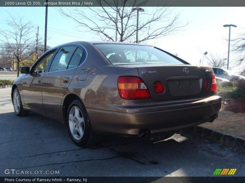 Antique Bronze Mica / Ivory 2000 Lexus GS 300