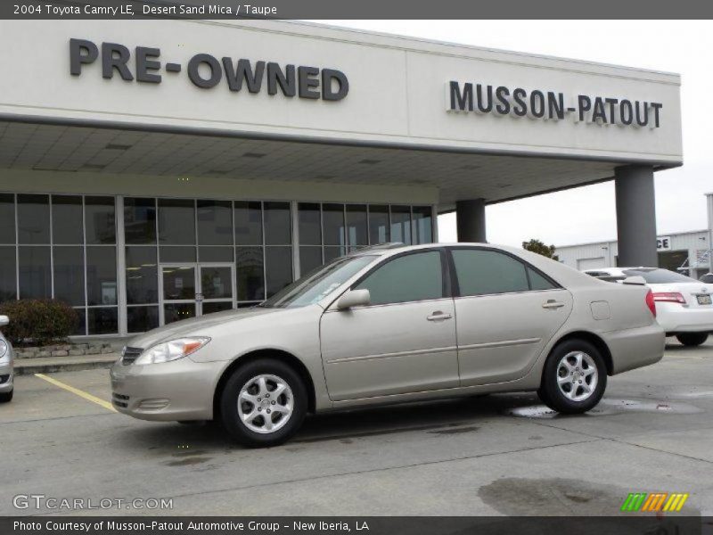 Desert Sand Mica / Taupe 2004 Toyota Camry LE