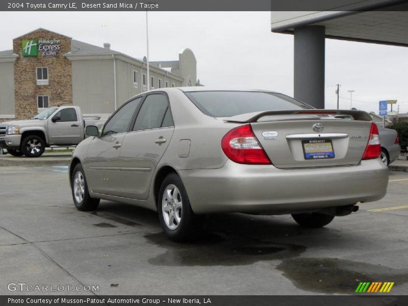 Desert Sand Mica / Taupe 2004 Toyota Camry LE