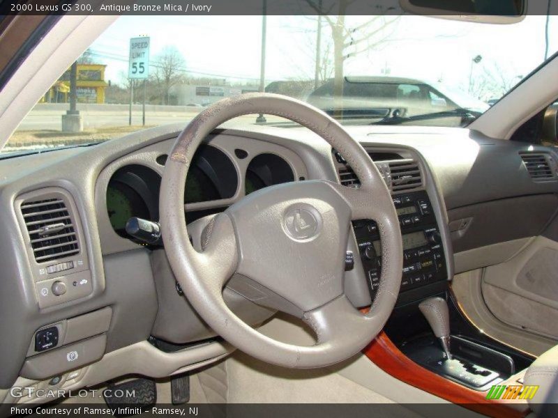 Antique Bronze Mica / Ivory 2000 Lexus GS 300