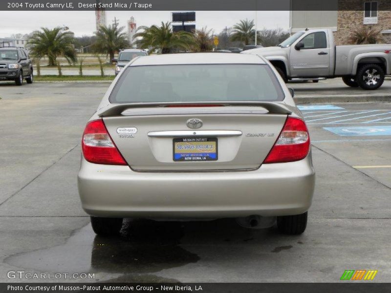 Desert Sand Mica / Taupe 2004 Toyota Camry LE