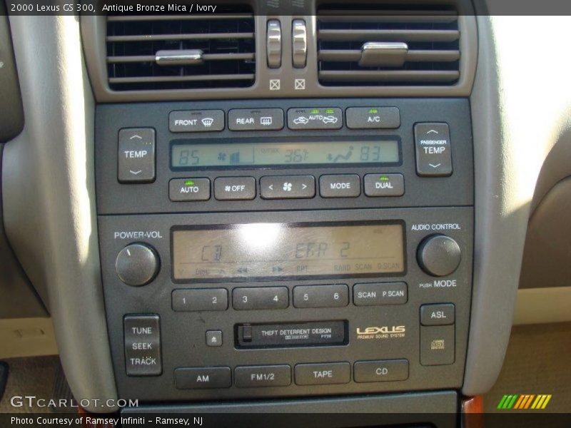 Antique Bronze Mica / Ivory 2000 Lexus GS 300