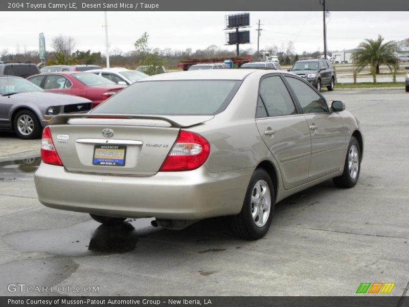 Desert Sand Mica / Taupe 2004 Toyota Camry LE
