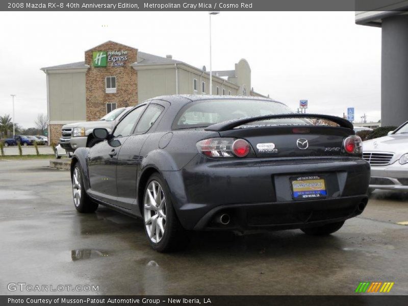 Metropolitan Gray Mica / Cosmo Red 2008 Mazda RX-8 40th Anniversary Edition
