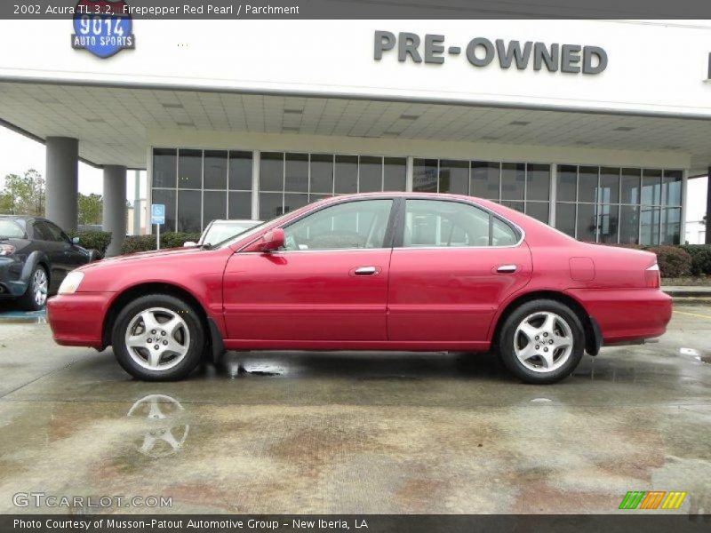 Firepepper Red Pearl / Parchment 2002 Acura TL 3.2
