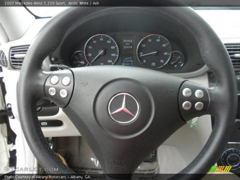 Arctic White / Ash 2007 Mercedes-Benz C 230 Sport