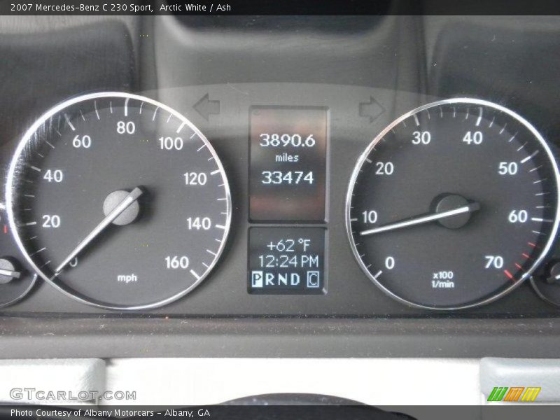 Arctic White / Ash 2007 Mercedes-Benz C 230 Sport
