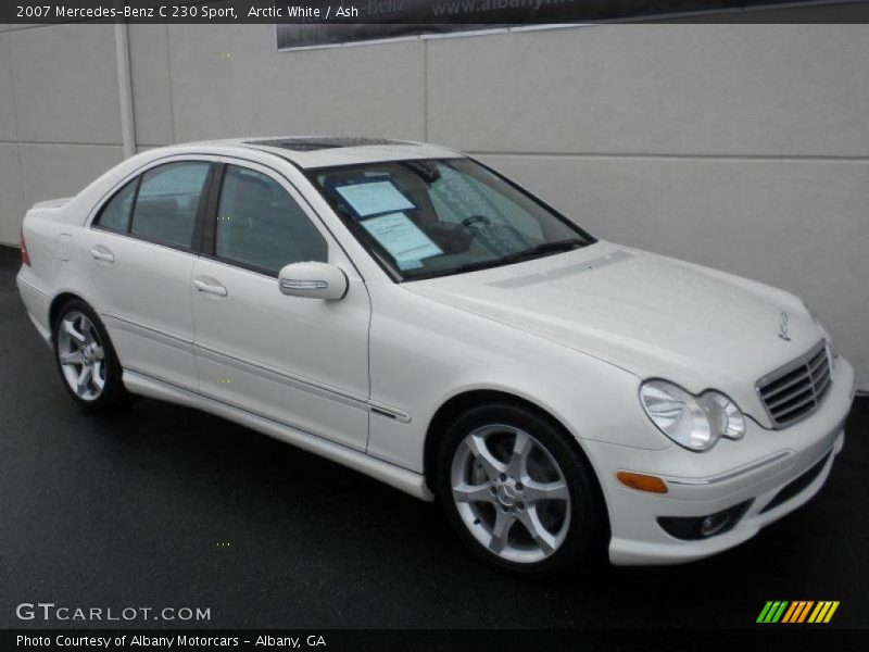 Arctic White / Ash 2007 Mercedes-Benz C 230 Sport