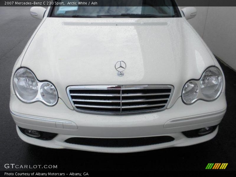 Arctic White / Ash 2007 Mercedes-Benz C 230 Sport