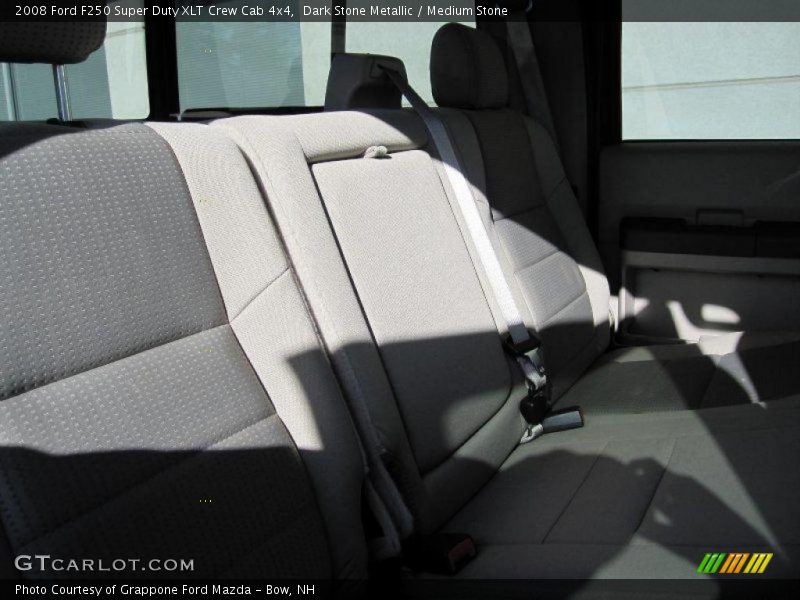 Dark Stone Metallic / Medium Stone 2008 Ford F250 Super Duty XLT Crew Cab 4x4