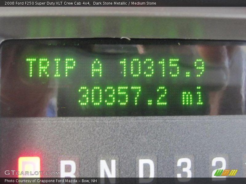 Dark Stone Metallic / Medium Stone 2008 Ford F250 Super Duty XLT Crew Cab 4x4