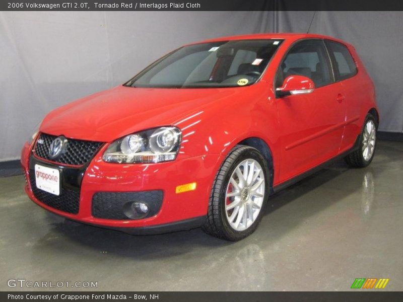 Tornado Red / Interlagos Plaid Cloth 2006 Volkswagen GTI 2.0T