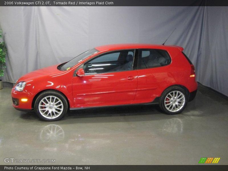 Tornado Red / Interlagos Plaid Cloth 2006 Volkswagen GTI 2.0T