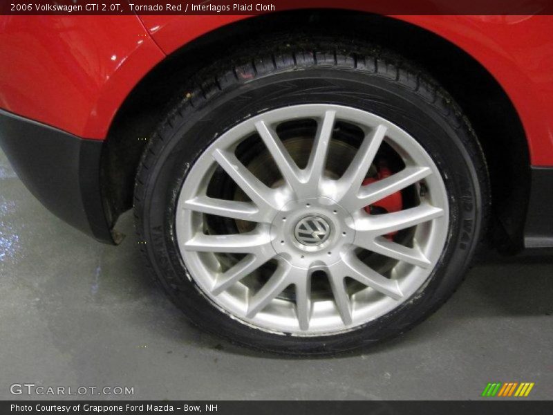 Tornado Red / Interlagos Plaid Cloth 2006 Volkswagen GTI 2.0T