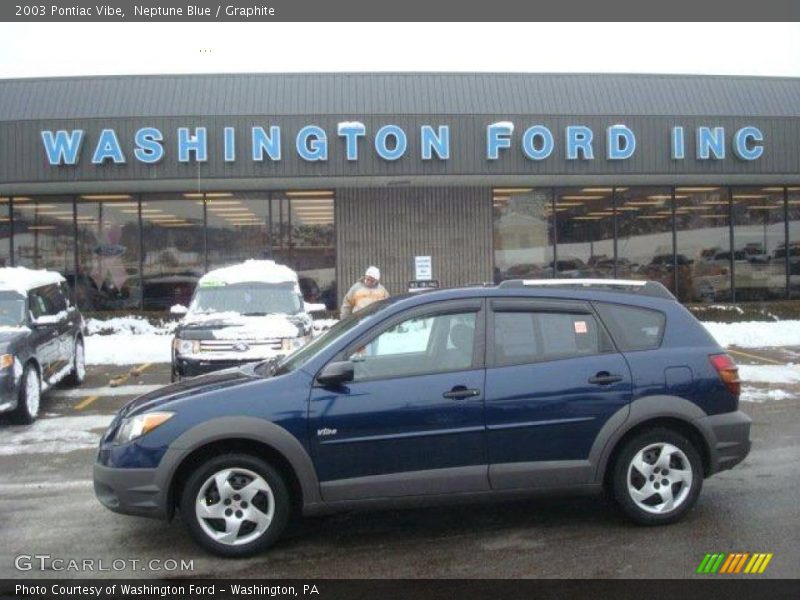 Neptune Blue / Graphite 2003 Pontiac Vibe