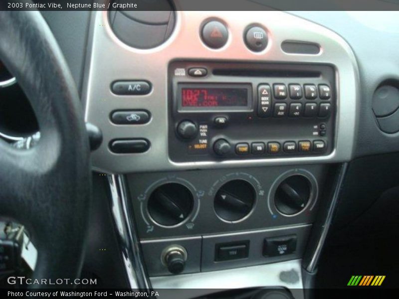Neptune Blue / Graphite 2003 Pontiac Vibe