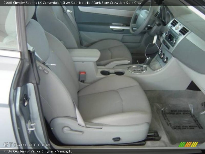 Silver Steel Metallic / Dark Slate Gray/Light Slate Gray 2008 Chrysler Sebring LX Convertible