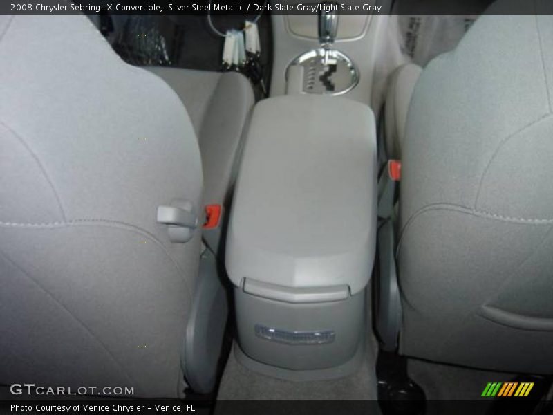Silver Steel Metallic / Dark Slate Gray/Light Slate Gray 2008 Chrysler Sebring LX Convertible