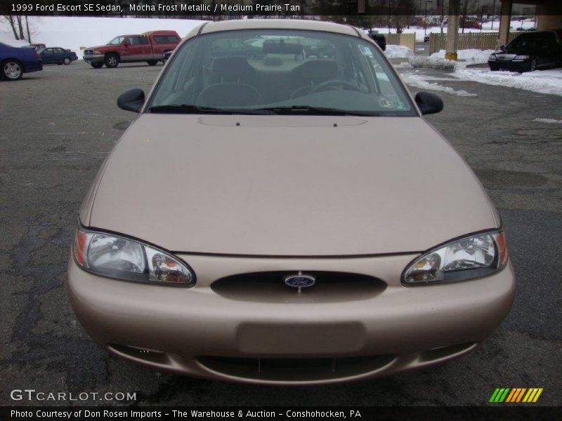 Mocha Frost Metallic / Medium Prairie Tan 1999 Ford Escort SE Sedan