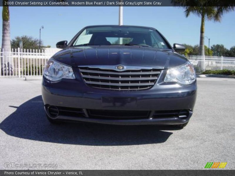 Modern Blue Pearl / Dark Slate Gray/Light Slate Gray 2008 Chrysler Sebring LX Convertible