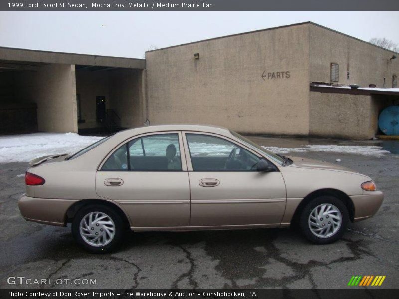 Mocha Frost Metallic / Medium Prairie Tan 1999 Ford Escort SE Sedan