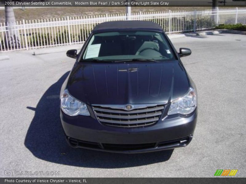 Modern Blue Pearl / Dark Slate Gray/Light Slate Gray 2008 Chrysler Sebring LX Convertible
