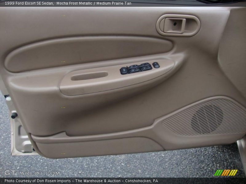 Mocha Frost Metallic / Medium Prairie Tan 1999 Ford Escort SE Sedan