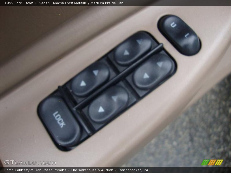 Mocha Frost Metallic / Medium Prairie Tan 1999 Ford Escort SE Sedan