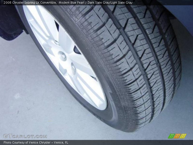 Modern Blue Pearl / Dark Slate Gray/Light Slate Gray 2008 Chrysler Sebring LX Convertible