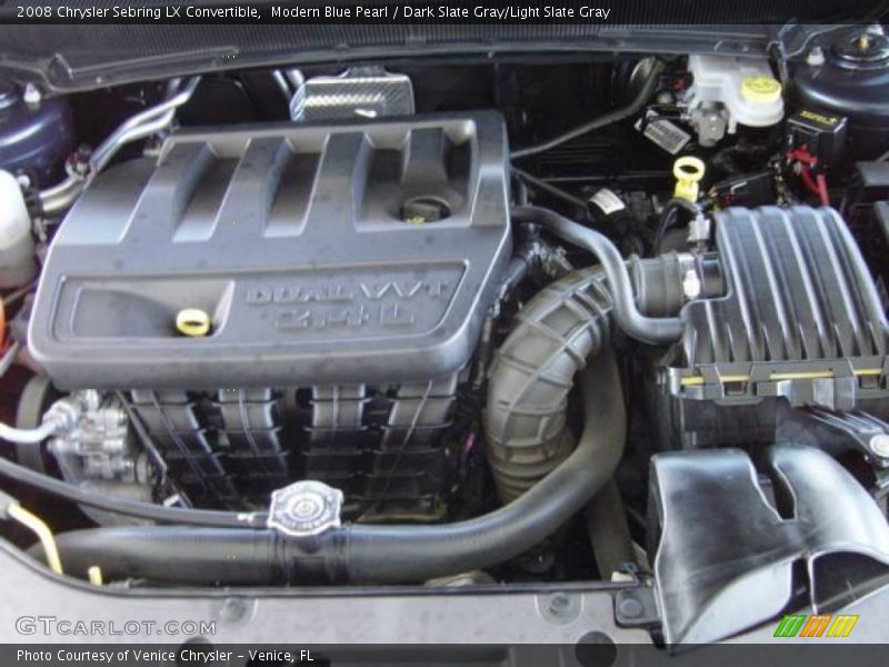 Modern Blue Pearl / Dark Slate Gray/Light Slate Gray 2008 Chrysler Sebring LX Convertible