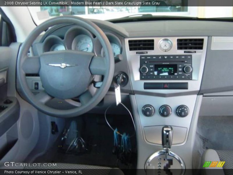 Modern Blue Pearl / Dark Slate Gray/Light Slate Gray 2008 Chrysler Sebring LX Convertible