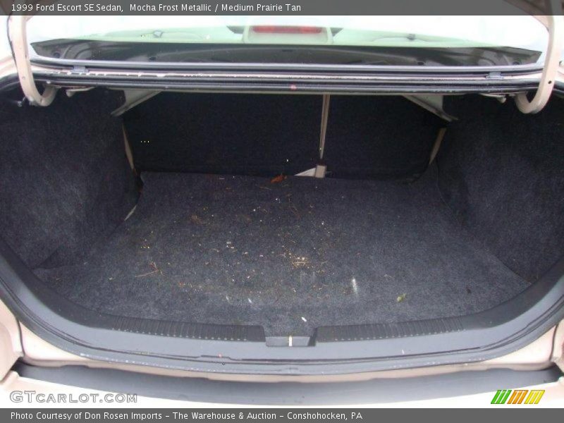 Mocha Frost Metallic / Medium Prairie Tan 1999 Ford Escort SE Sedan