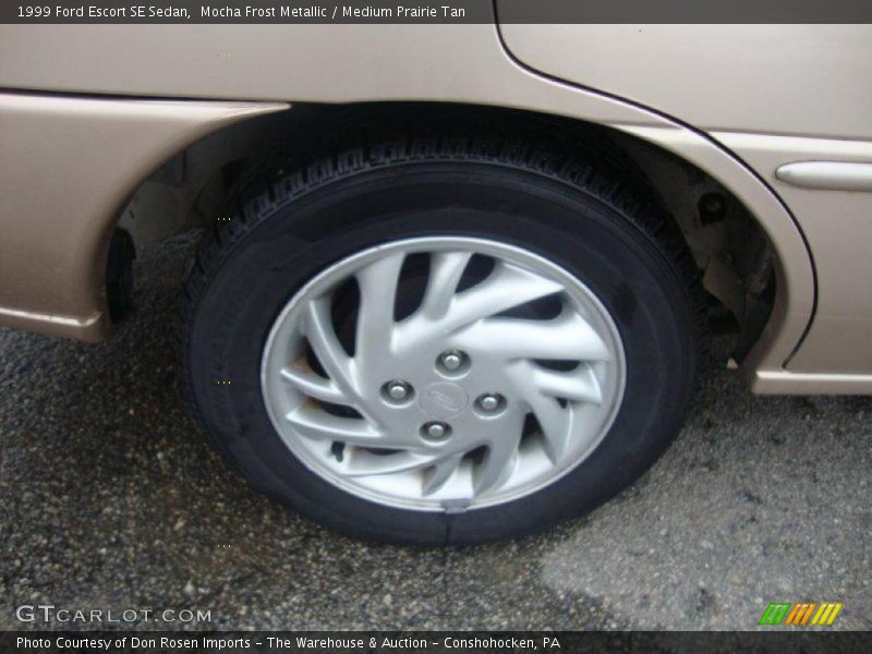 Mocha Frost Metallic / Medium Prairie Tan 1999 Ford Escort SE Sedan