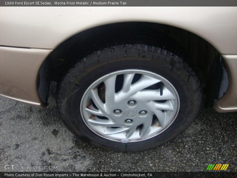 Mocha Frost Metallic / Medium Prairie Tan 1999 Ford Escort SE Sedan