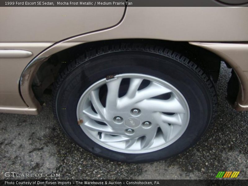 Mocha Frost Metallic / Medium Prairie Tan 1999 Ford Escort SE Sedan