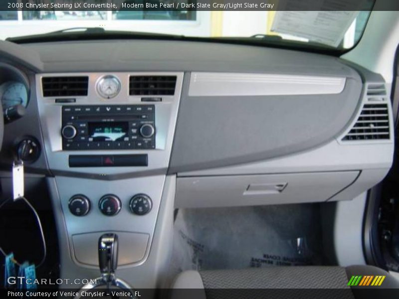 Modern Blue Pearl / Dark Slate Gray/Light Slate Gray 2008 Chrysler Sebring LX Convertible