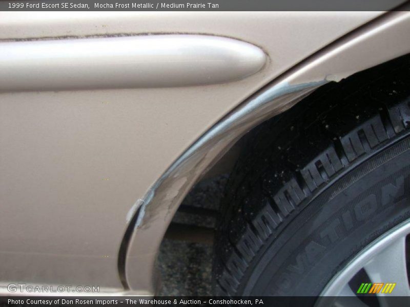 Mocha Frost Metallic / Medium Prairie Tan 1999 Ford Escort SE Sedan