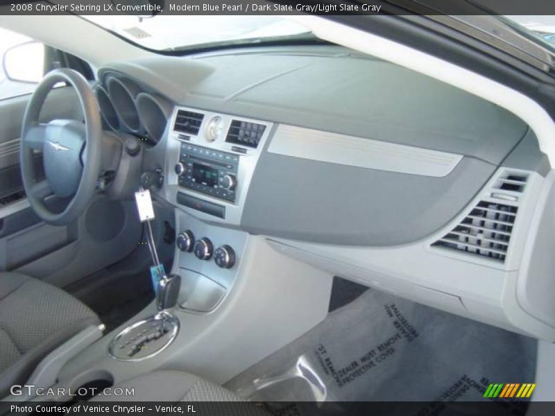Modern Blue Pearl / Dark Slate Gray/Light Slate Gray 2008 Chrysler Sebring LX Convertible